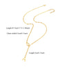 Wholesale Jewelry Simple Style Classic Style Double Heart Letter 201 Stainless Steel 304 Stainless Steel Lip Chain Pendant Necklace