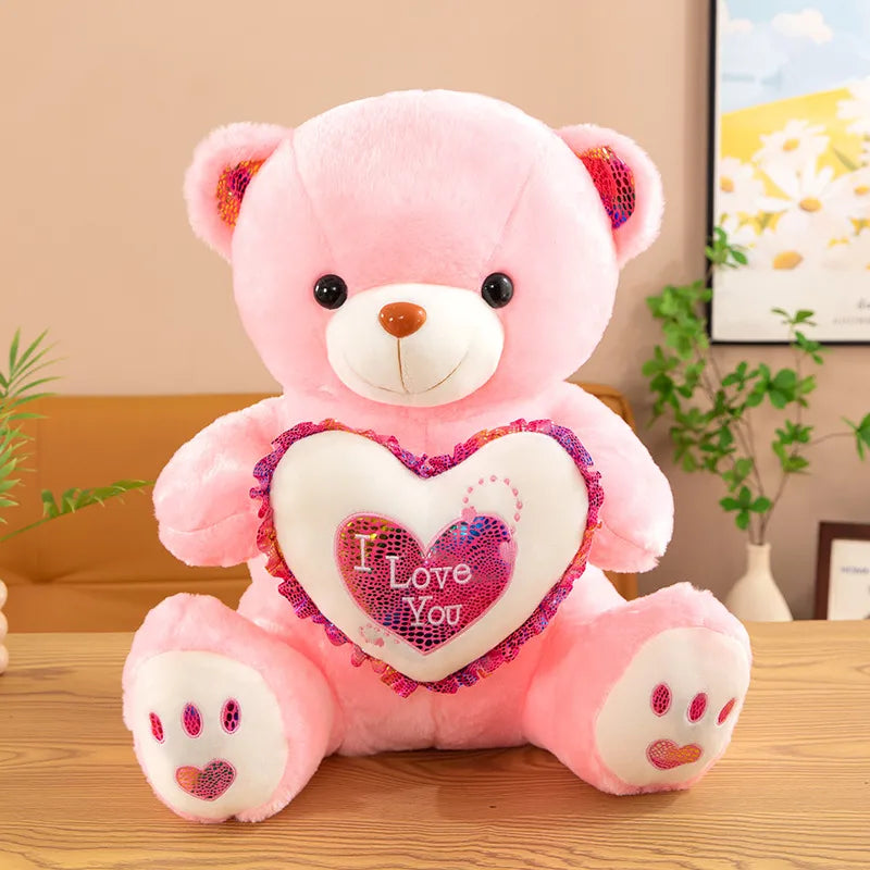 Stuffed Animals & Plush Toys Letter Bear Heart Shape PP cotton Toys