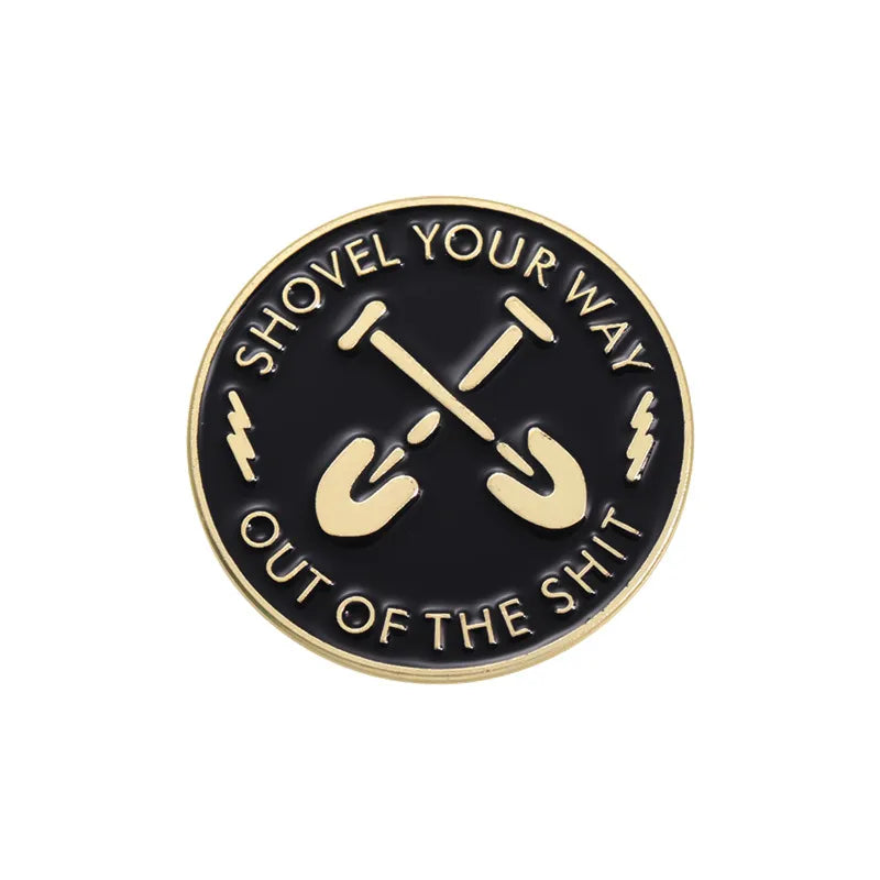 IG Style Cartoon Style Simple Style Pin Letter Heart Shape Alloy Plating Unisex Brooches
