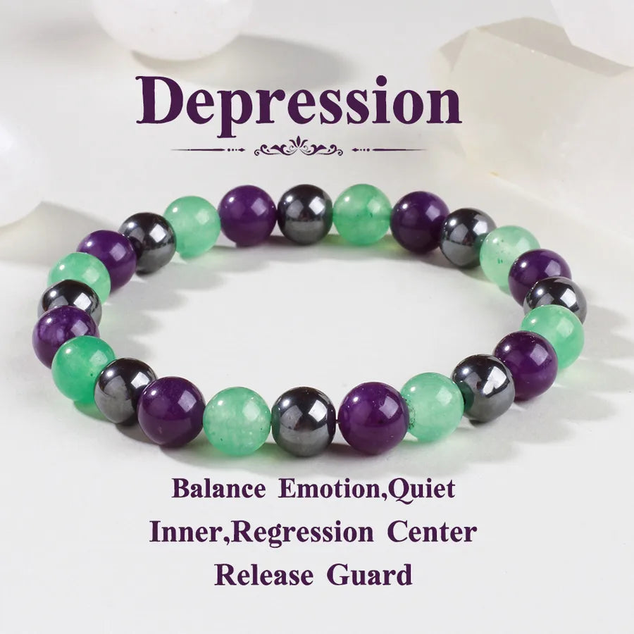 Popular Natural Stone Amethyst Bracelet Accessible Luxury High-End DIY Bracelet Jewelry Southeast Asia Overseas Warehouse