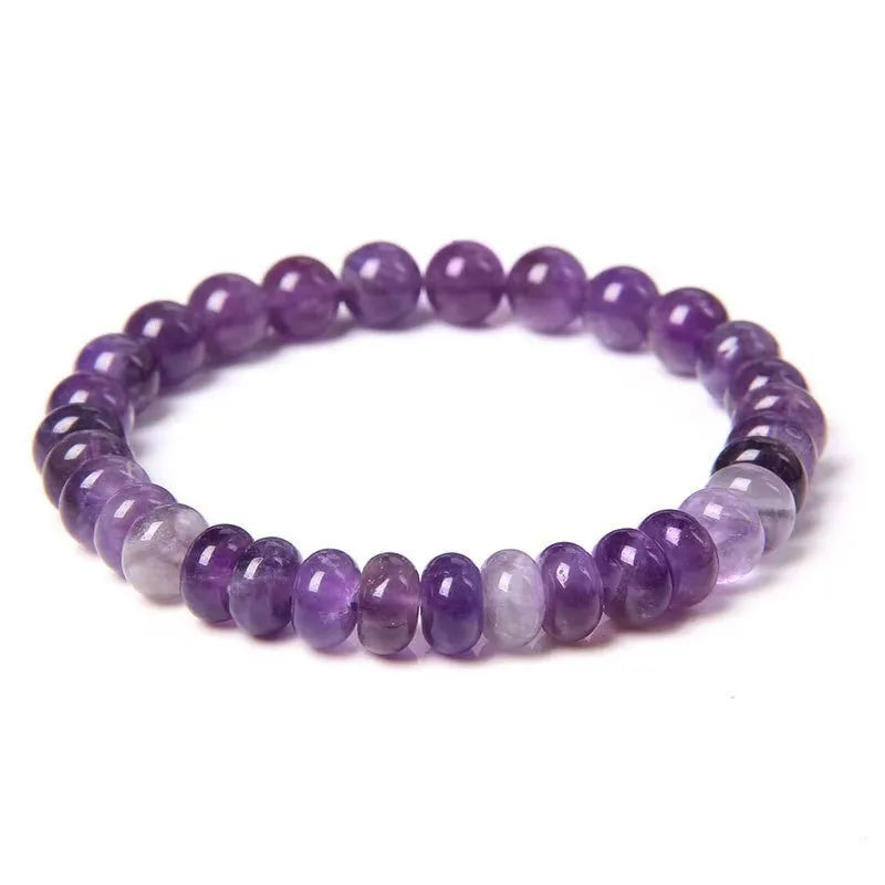 Retro Classic Style Geometric Colorful natural stone Howlite Amethyst  Bracelets In Bulk