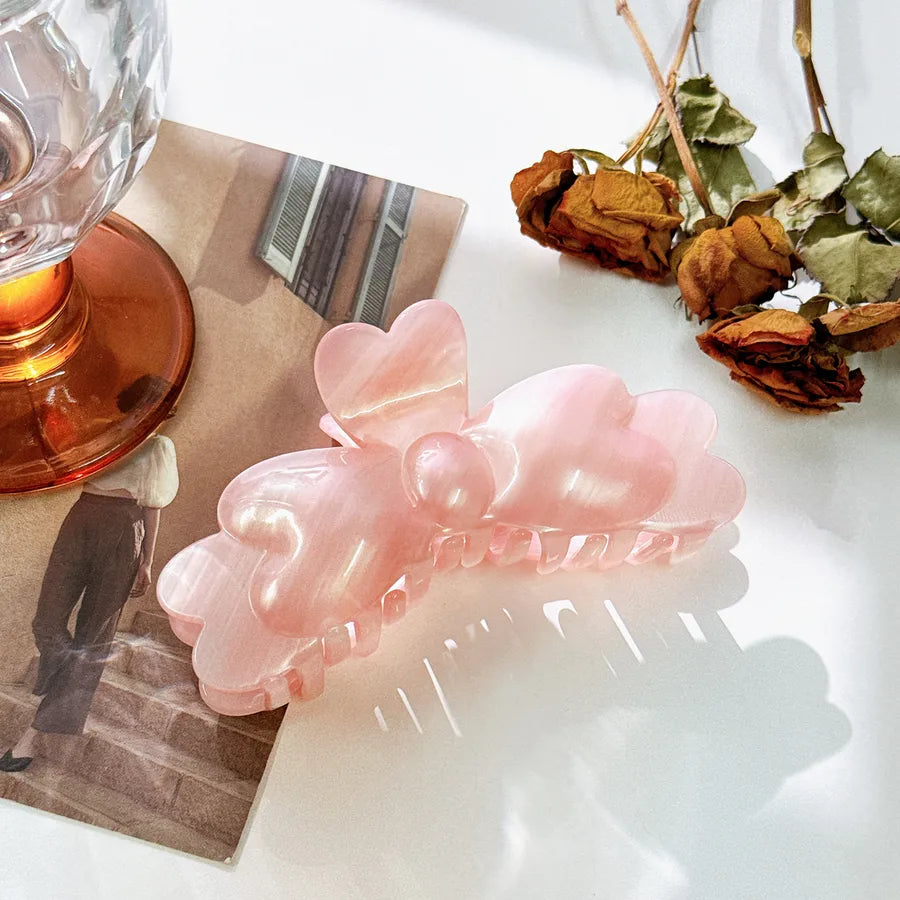 Large Size Acetate Hair Claw Clip Stylish Versatile Shark Tail Hair Clip Headwear For Women High-End Sensation Hair Accessories