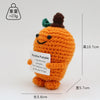 Handmade Crochet Halloween Doll Finished Product Positive Energy Yarn Toy Soft Plushie Stuffed Animal Hug Card Gift