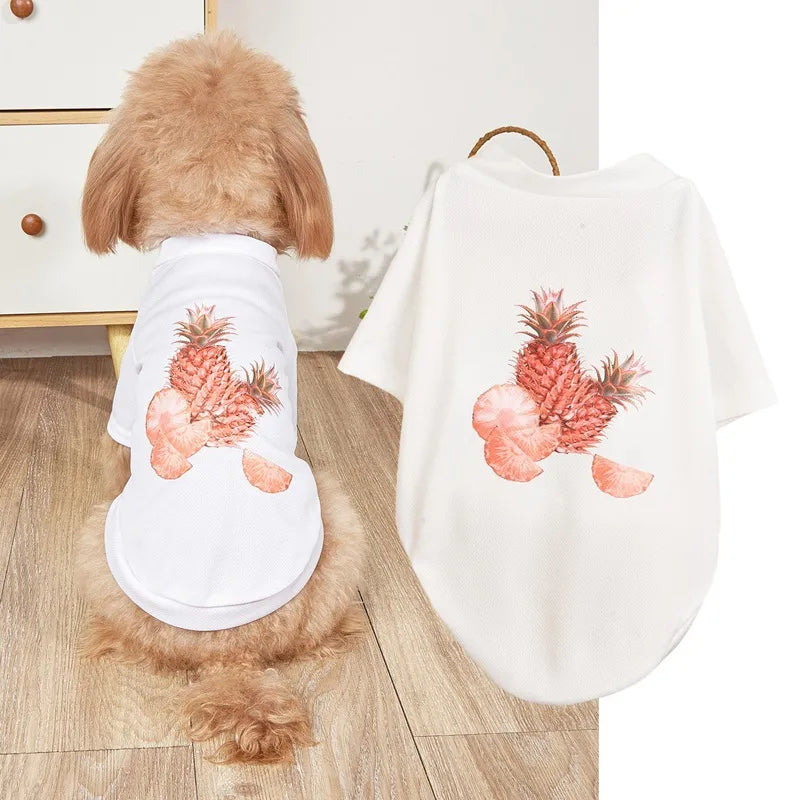 casual polyester cartoon letter heart shape pet clothing