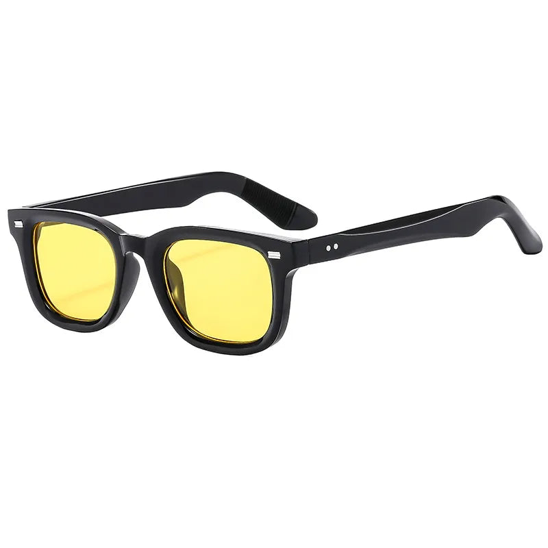 Streetwear Geometric Ac Square Full Frame Glasses
