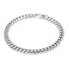 Simple Style Geometric Solid Color Titanium Steel 18K Gold Plated Men's Bracelets