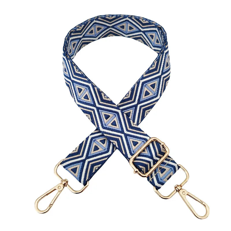 Polyester cotton Geometric Bag Strap
