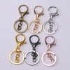 5 PCS/Package 30*65mm Alloy Solid Color Polished Jewelry Buckle Lobster Clasp Keychain Jewelry Accessories