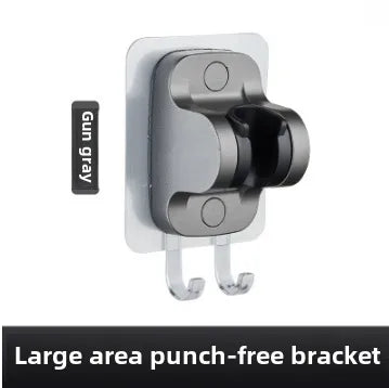 Spray shower booster shower head frosted black hand-held shower head suit five-speed multi-function universal interface