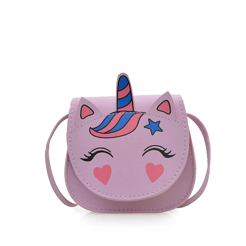 New Children's Small Bag Cartoon Cute  Girl's Shoulder Crossbody Bag Fashion All-match Accessories Coin Purse
