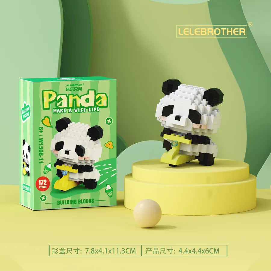 Kids(7-16Years) Children Unisex Panda ABS Building Toys Learning & Education Toys