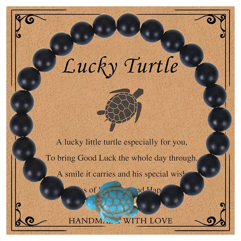 Casual Cute Tropical Tortoise natural stone Bracelets In Bulk
