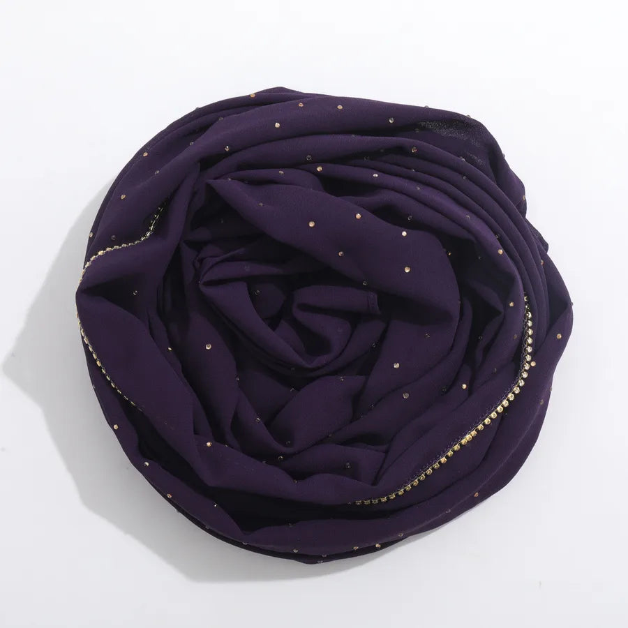 Women's Basic Solid Color Polyester Scarf
