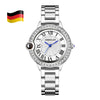 Casual Solid Color Double Side Snaps Quartz Women's Watches