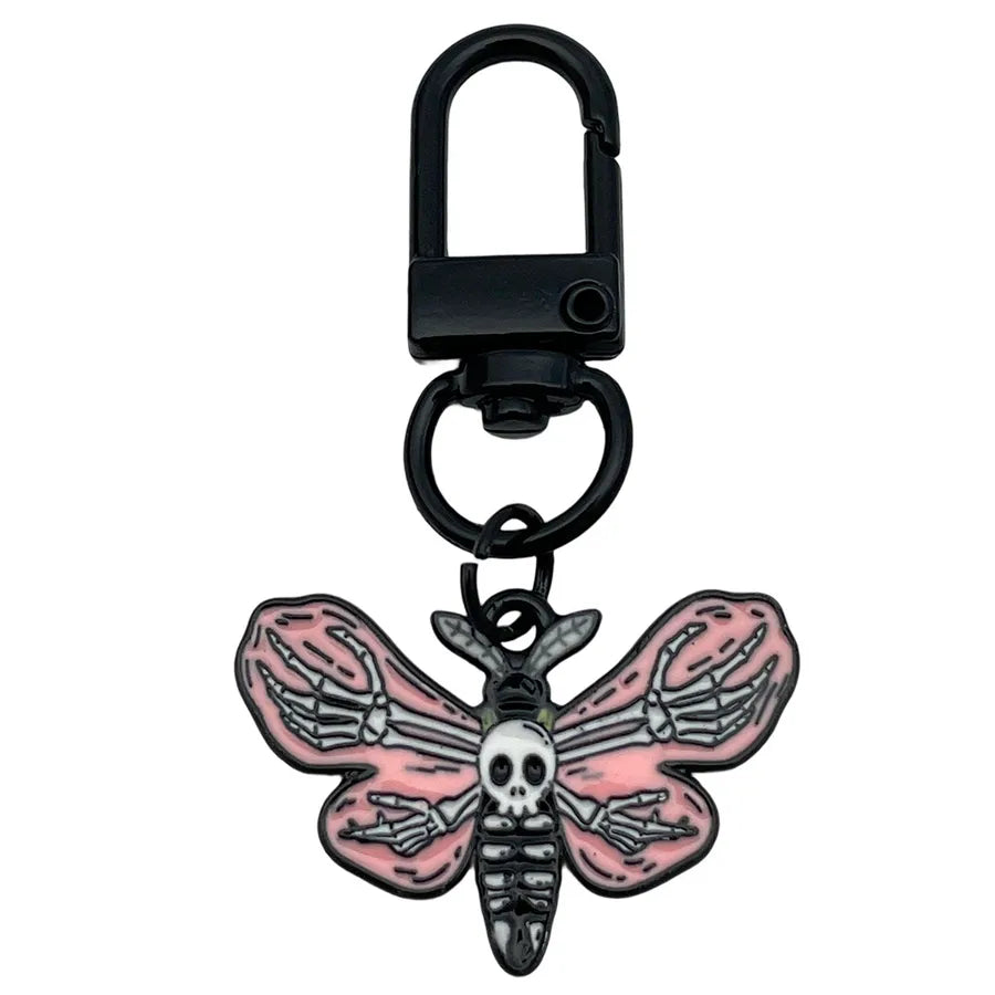 Halloween Ghost Cartoon Couple Car Keychain Pendant Ring Creative Personalized Alloy Bag Decorations Small Hanging Ornaments