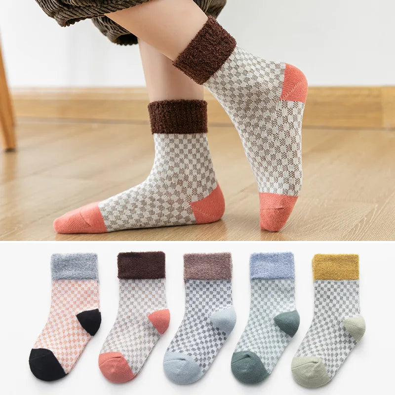 New Children's Socks Spring and Autumn Cotton Cartoon Children's Socks Boys and Girls Baby Socks Autumn and Winter Cute Children's Socks Wholesale