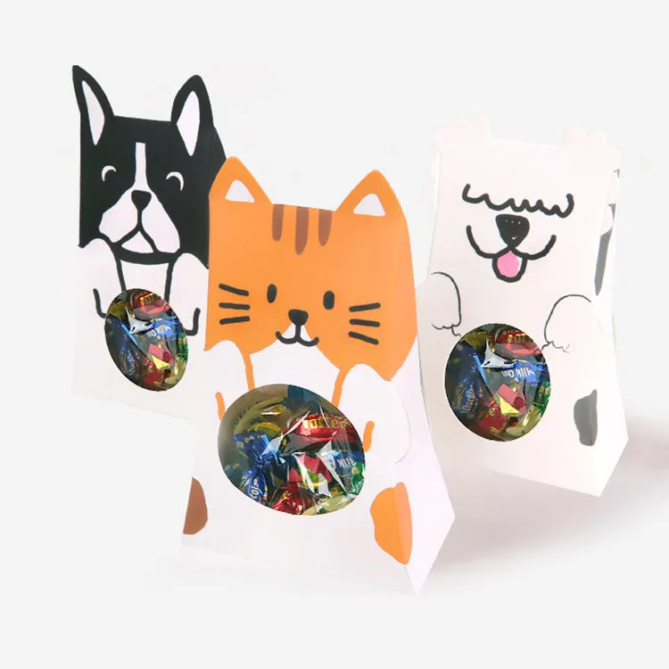 Cute Rabbit Animal Cat Paper Casual Gift Bags Party Supplies Gift Wrapping Supplies 1 Piece