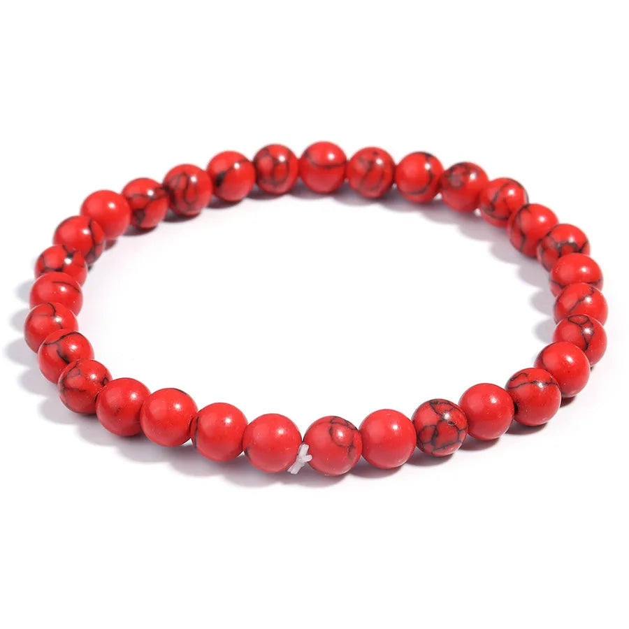 Accessories New Products  Explosions Natural Red Pine Stone Beaded Bracelet Student Tray Play Bracelet Wholesale Foreign Trade
