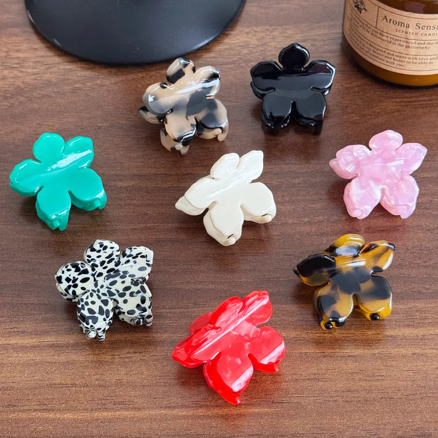Versatile Acetate Hair Clip Super Fairy Flower Tail Side Bangs Hair Claw High-End Feeling Hair Accessories For Women Casual Style