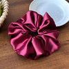 Elegant Lady Advanced Sense Women's Solid Color satin Hair Tie
