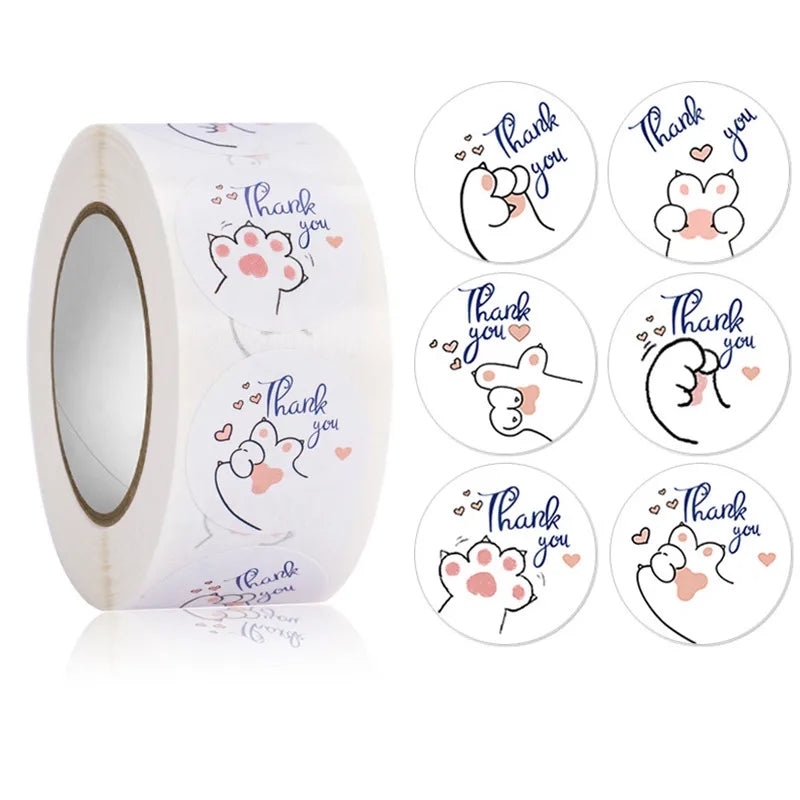 wholesale thank you drink food label 2000 labels per design