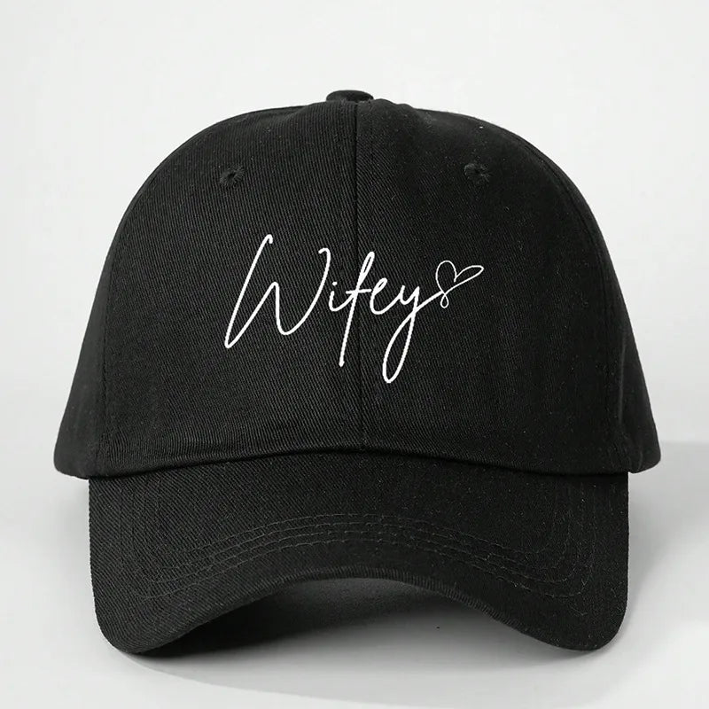 Women's Simple Style Classic Style Vocabulary Words/Name Curved Eaves Baseball Cap