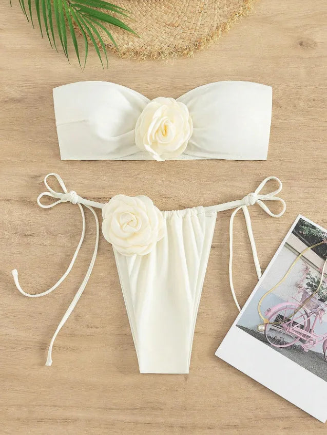 Women's Floral 2 Pieces Set Bikinis Swimwear