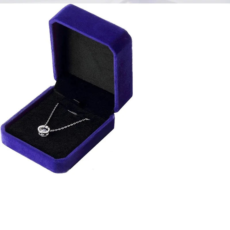 1 Piece Flannel Casual Daily Solid Color Jewelry Boxes