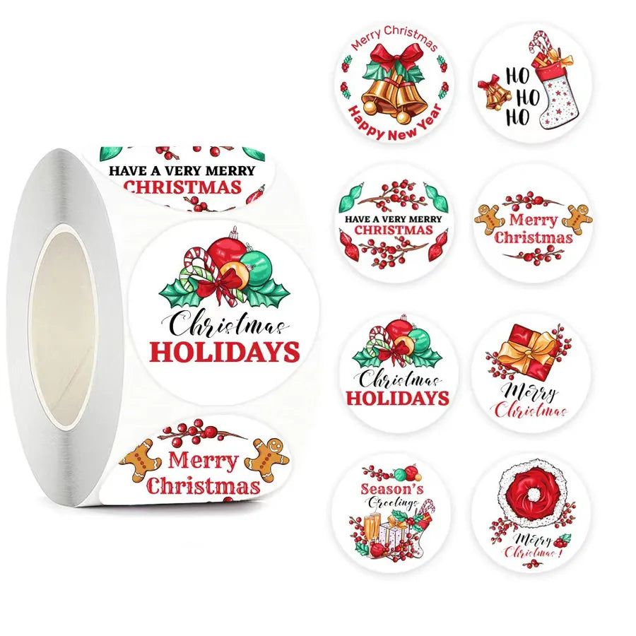 fashion letter roll stickers cowhide self-adhesive label