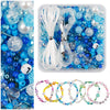 1 Set Plastic Glass Letter Color Block Beads