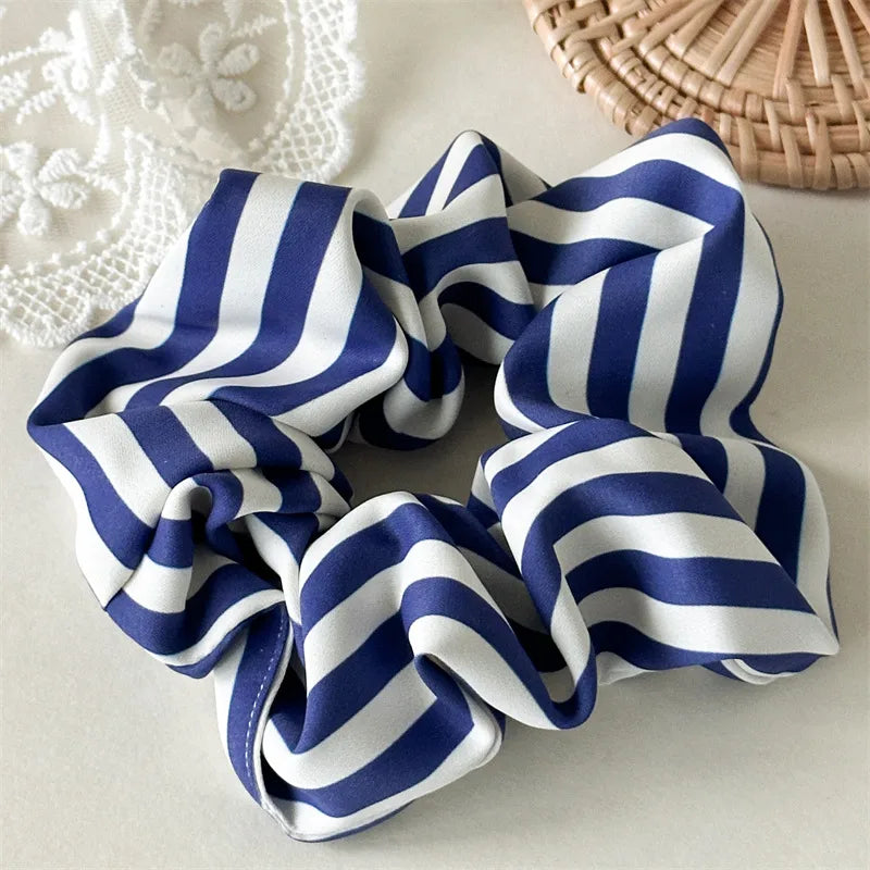 Elegant Sweet Women's Stripe Cloth Hair Tie