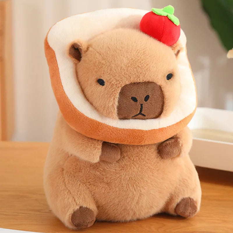 Trendy Capybara Plush Toy Cute Birthday Gift Children's Stuffed Animal Doll Transforming Plushie PP Cotton Material