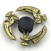 creative zinc alloy bronze hand spinner finger rotating decompression toy