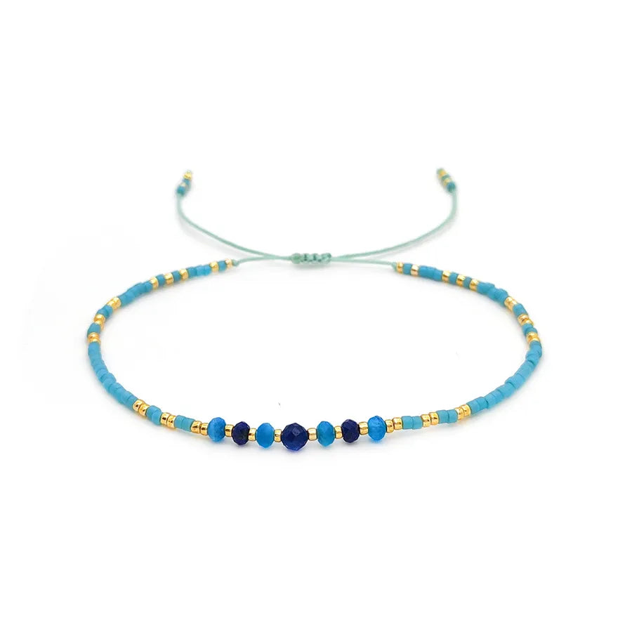 IG Style Geometric natural stone Freshwater Pearl Bracelets In Bulk