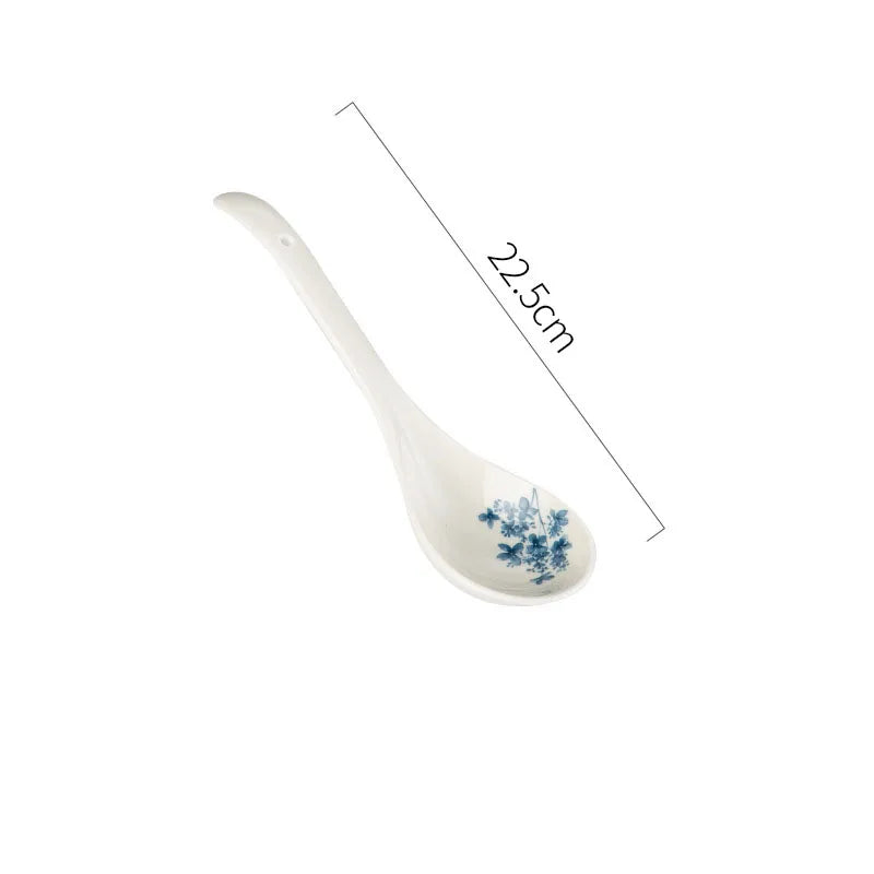 Chinoiserie Pastoral Flower ceramics Tableware 1 Piece