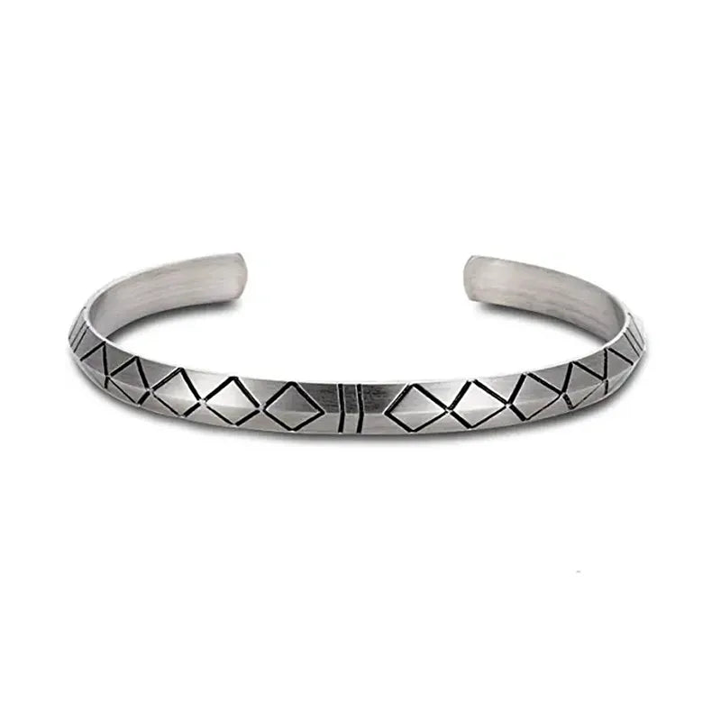 fashion geometric alloy plating men's bangle 1 piece