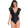 Women's Classic Style Solid Color 1 Piece One Piece Swimwear