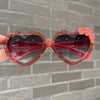 cute heart shape ac special-shaped mirror full frame kids sunglasses