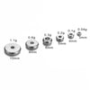 50 PCS/Package 304 Stainless Steel Solid Color Jewelry Accessories