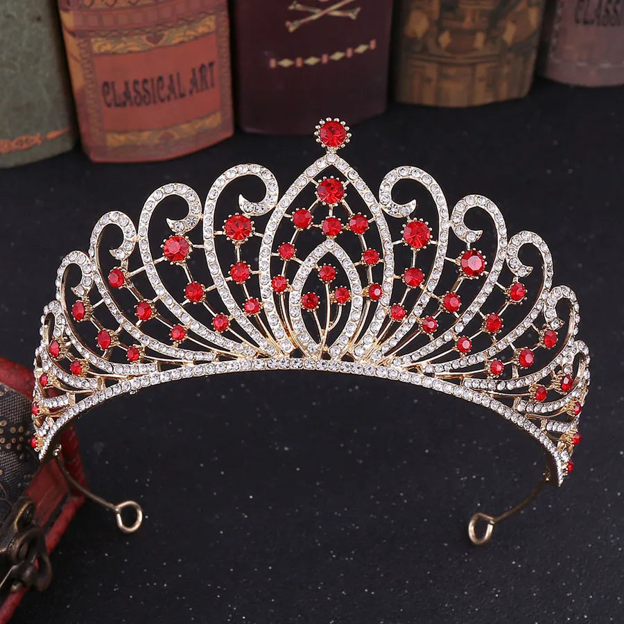 fashion crown alloy rhinestone crown 1 piece