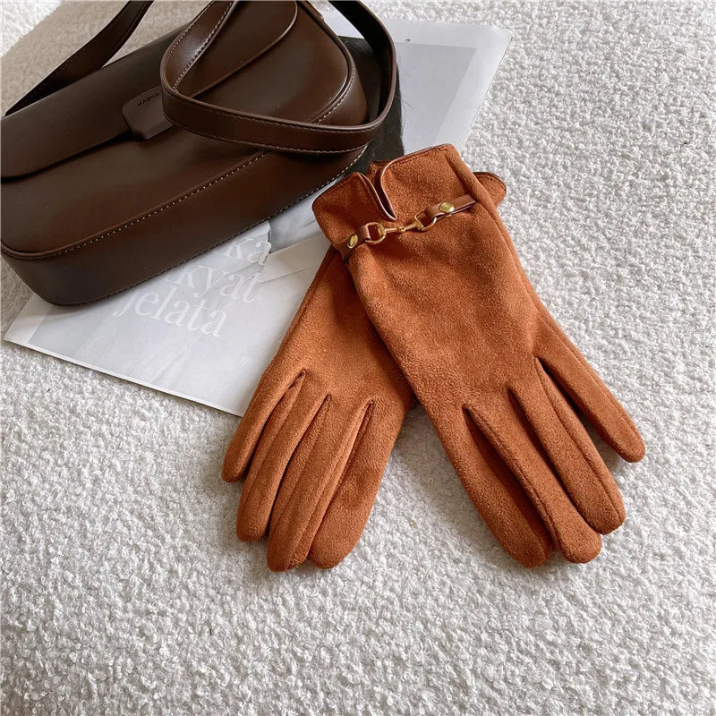 Women's Casual Elegant Simple Style Solid Color Gloves