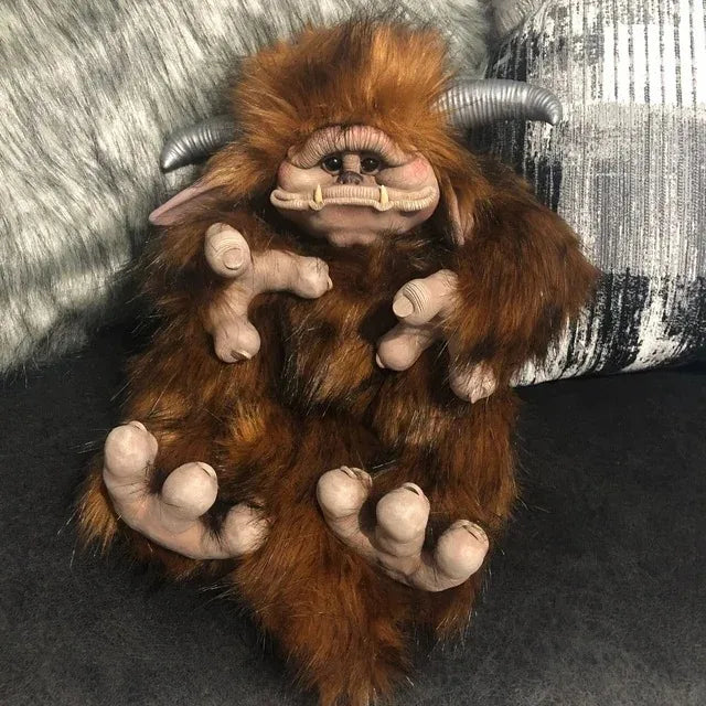 independent station Ludo baby doll from Maze Red big mouth strange animal plush doll ornaments