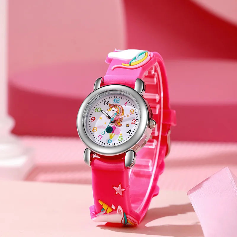 Factory spot low price direct selling children's watches boys and girls 3D cartoon quartz watch foreign trade watch