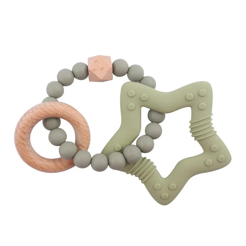 Cute Star Beech Silica Gel Baby Accessories