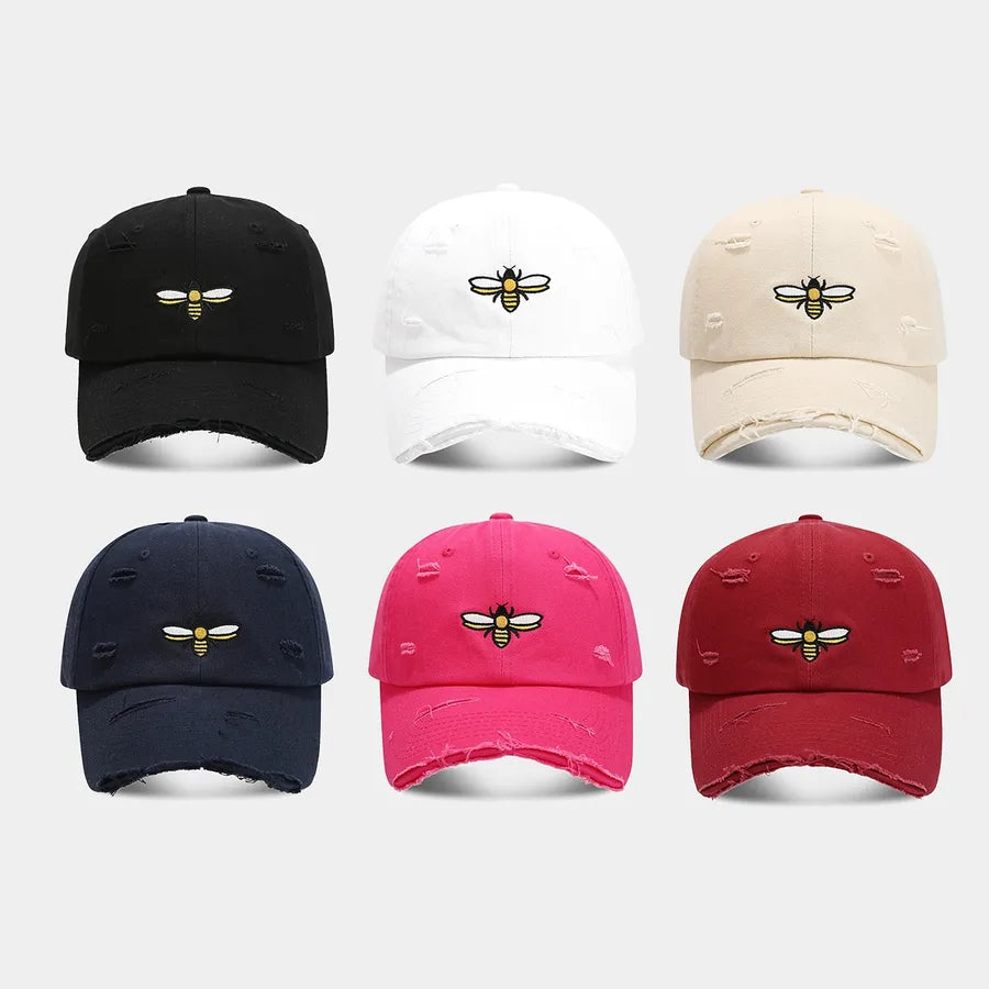 Women's Streetwear Solid Color Embroidery Curved Eaves Baseball Cap