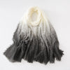 Unisex Casual Elegant Gradient Color Rayon Cotton Polyester Scarf