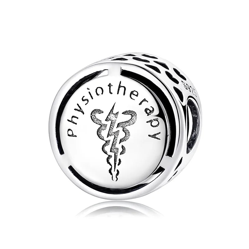 1 Piece 925 Sterling Silver Geometric Round Jewelry Accessories