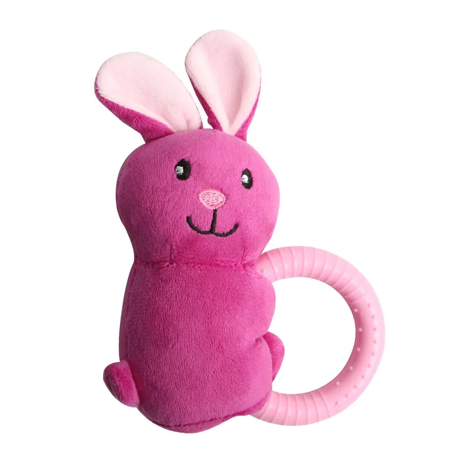 cute cloth animal pet toys