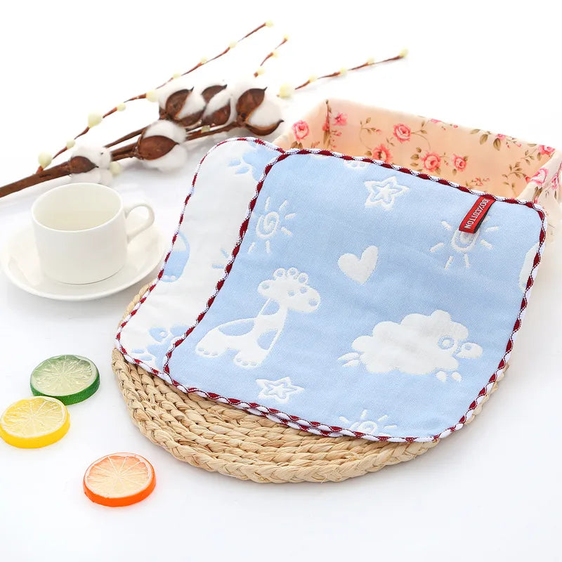 Cute Cartoon Cotton Burp Cloths Baby Accessories
