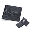 men's solid color pu leather open wallets